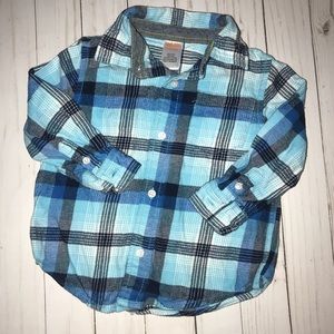 ⭐️ Gymboree 18-24 mo Flannel Button Up Shirt
